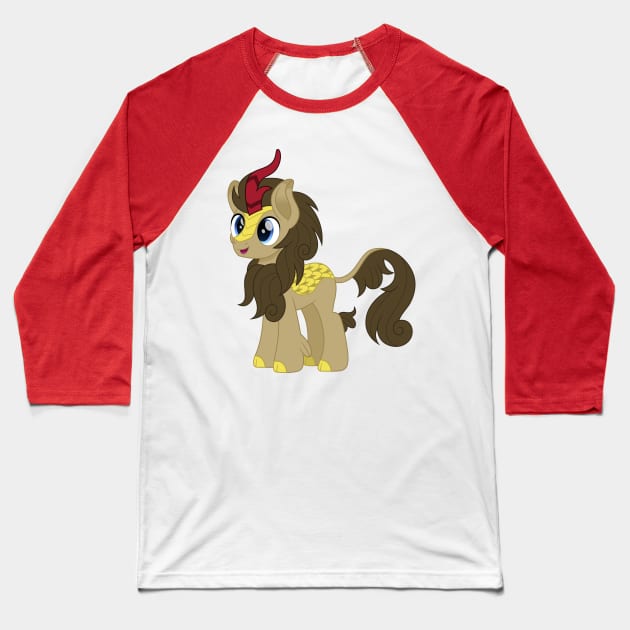 Dr. Hooves kirin Baseball T-Shirt by CloudyGlow